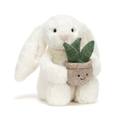 Jellycat | Cream Bunny With Plant