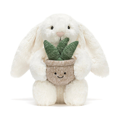 Jellycat | Cream Bunny With Plant