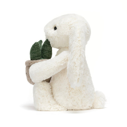 Jellycat | Cream Bunny With Plant
