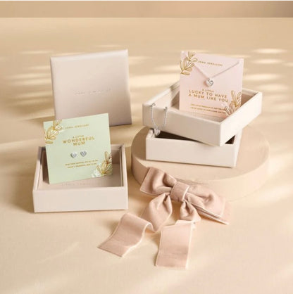 Joma Jewellery | 'Wonderful Mum' Celebration Stack Bracelet, Necklace & Earrings Gift Set