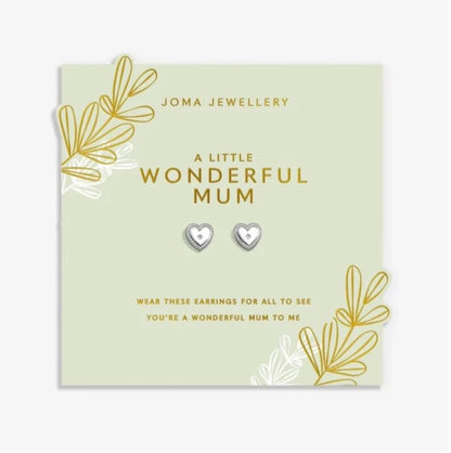Joma Jewellery | 'Wonderful Mum' Celebration Stack Bracelet, Necklace & Earrings Gift Set