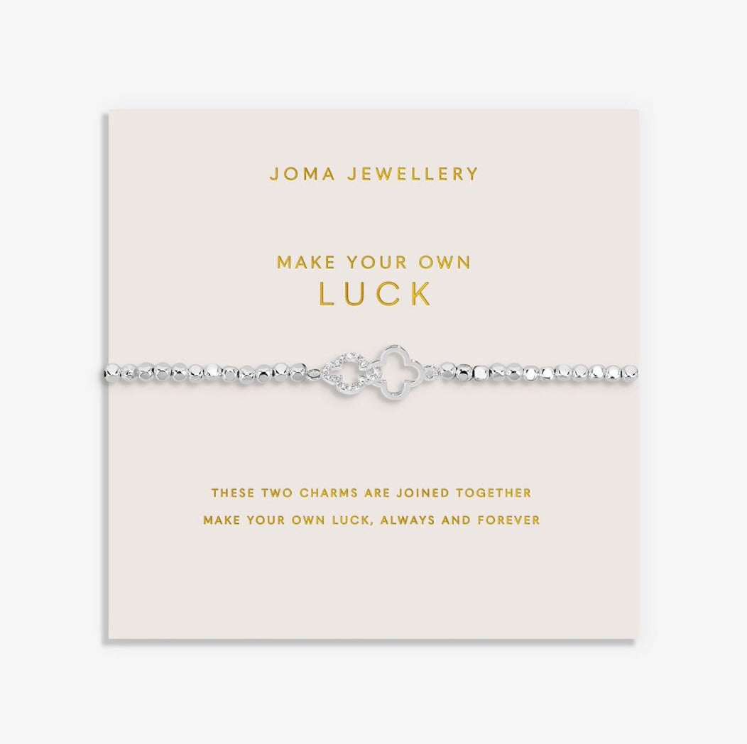 Joma Jewellery | 'Make Your Own Luck' Bracelet