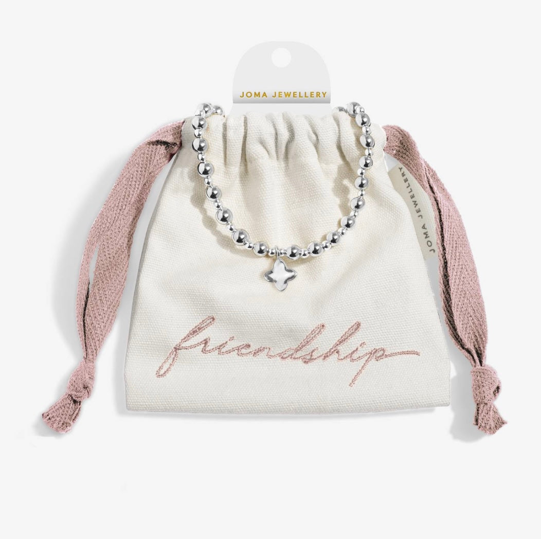 Joma Jewellery | Silver Plated Words To Treasure 'Friendship' Bracelet