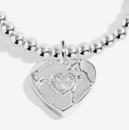 Joma Jewellery | A Little Your Friendship Means The World To Me Bracelet