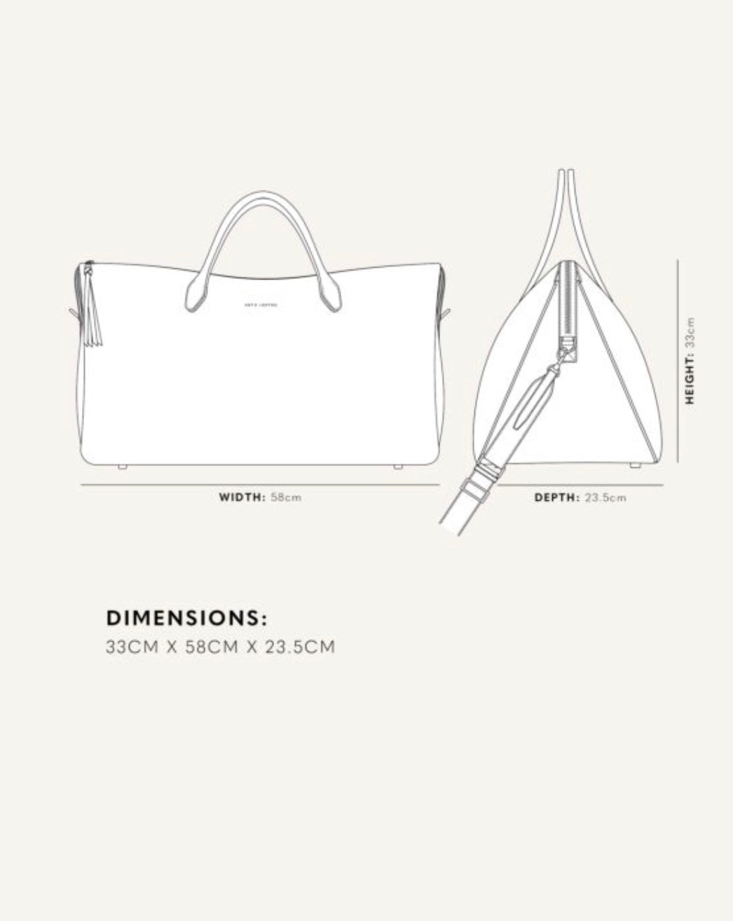 Katie Loxton | Forest Green Ascot Suedette Weekend Bag & Pouch Organiser