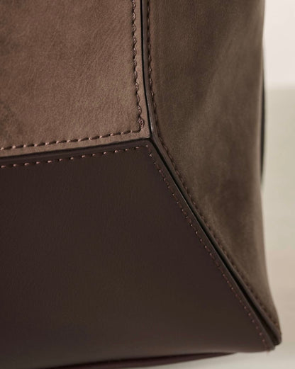 Katie Loxton | Bitter Chocolate Charlbury Suedette Cabin Bag
