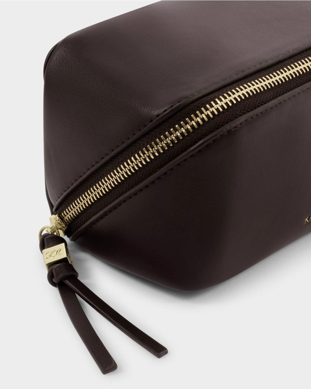 Katie Loxton | Bitter Chocolate Fold-Out Mirror Makeup Bag