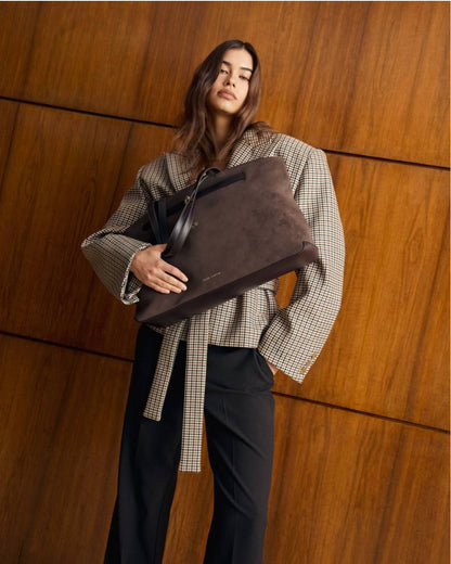 Katie Loxton | Bitter Chocolate Orin Suedette Tote Bag