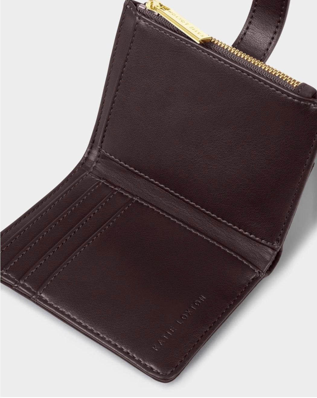 Katie Loxton | Bitter Chocolate Orin Suedette Twist Lock Purse