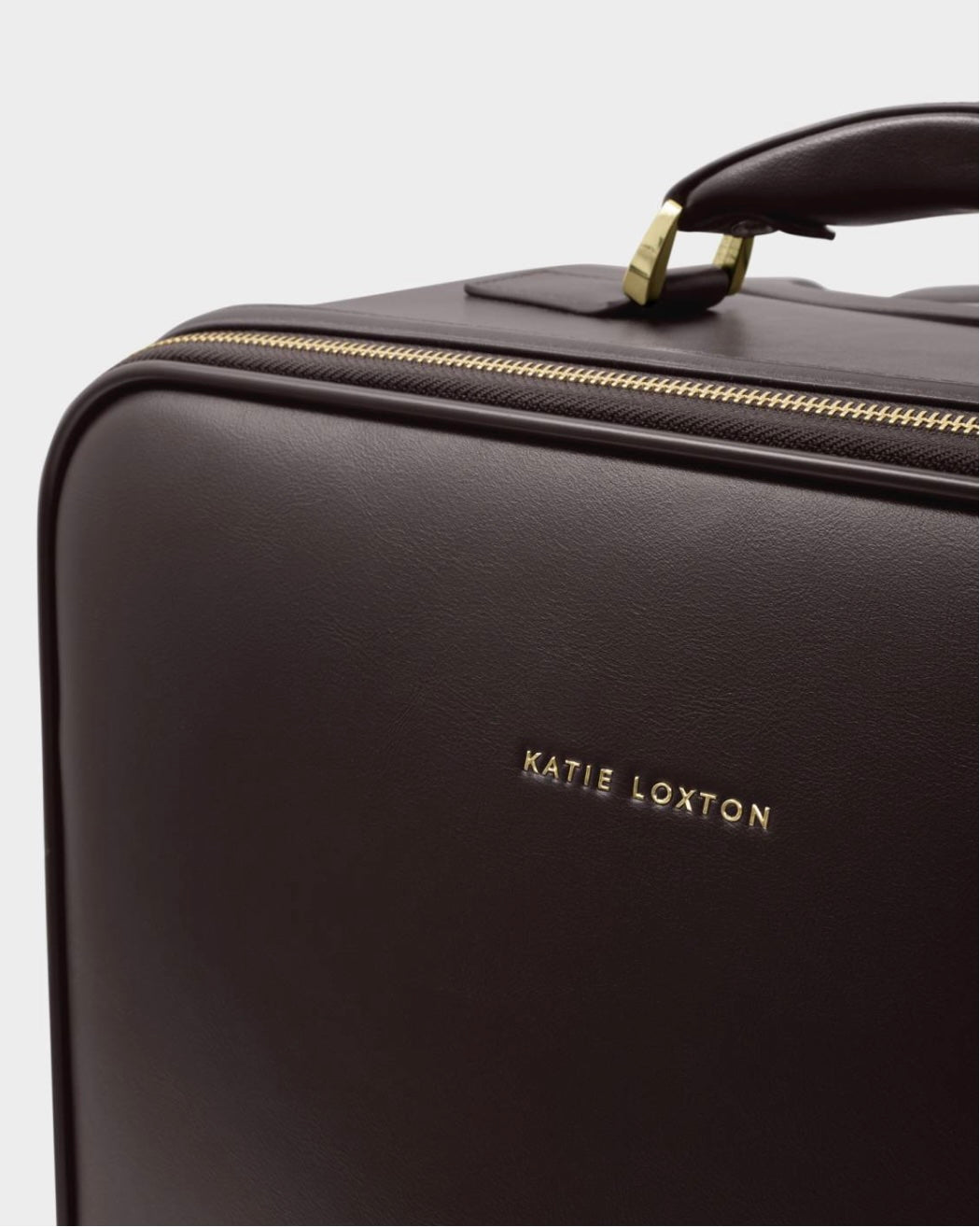 Katie Loxton | Bitter Chocolate Oxford Cabin Suitcase