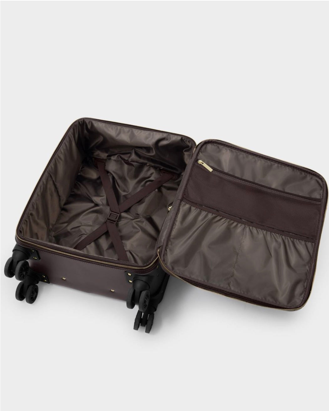 Katie Loxton | Bitter Chocolate Oxford Cabin Suitcase