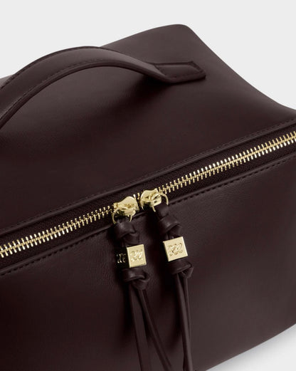Katie Loxton | Bitter Chocolate Soho Large Makeup & Wash Bag