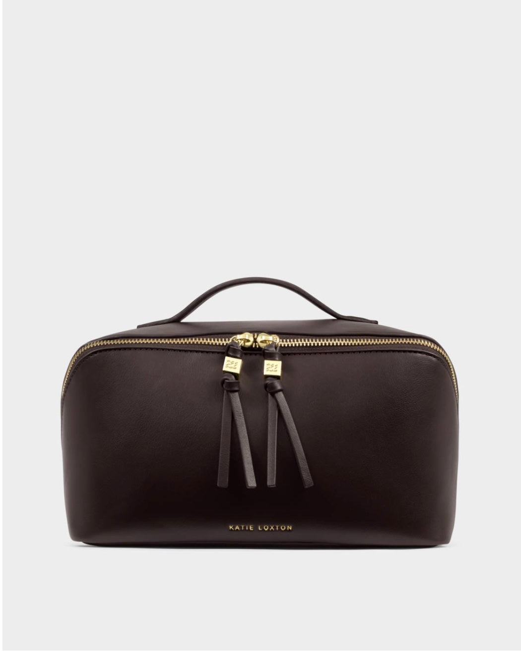 Katie Loxton | Bitter Chocolate Soho Large Makeup & Wash Bag
