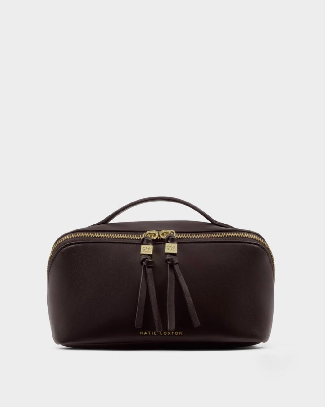 Katie Loxton | Bitter Chocolate Soho Medium Makeup & Wash Bag