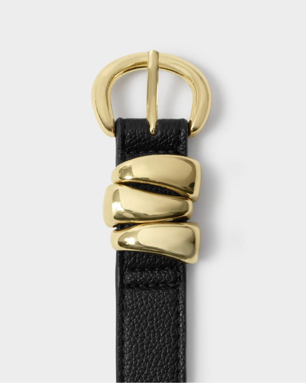 Katie Loxton | Black Belt with Organic Hoops M/L