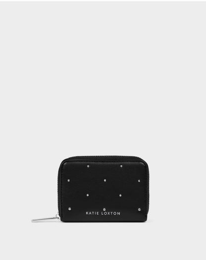 Katie Loxton | Black Klara Studded Concertina Purse