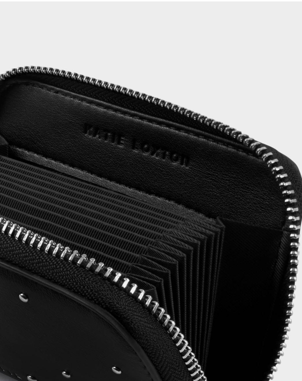 Katie Loxton | Black Klara Studded Concertina Purse