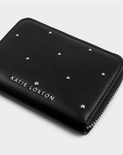 Katie Loxton | Black Klara Studded Concertina Purse