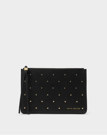 Katie Loxton | Black Tassel Studded Charm Pouch