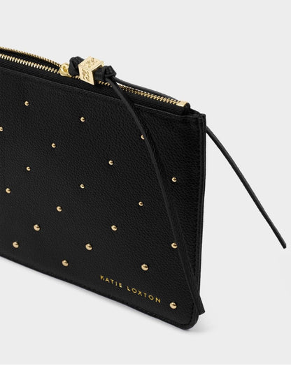 Katie Loxton | Black Tassel Studded Charm Pouch
