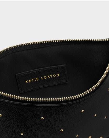 Katie Loxton | Black Tassel Studded Charm Pouch