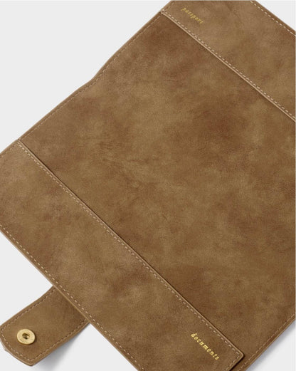 Katie Loxton | Caramel Charlbury Suedette Travel Wallet