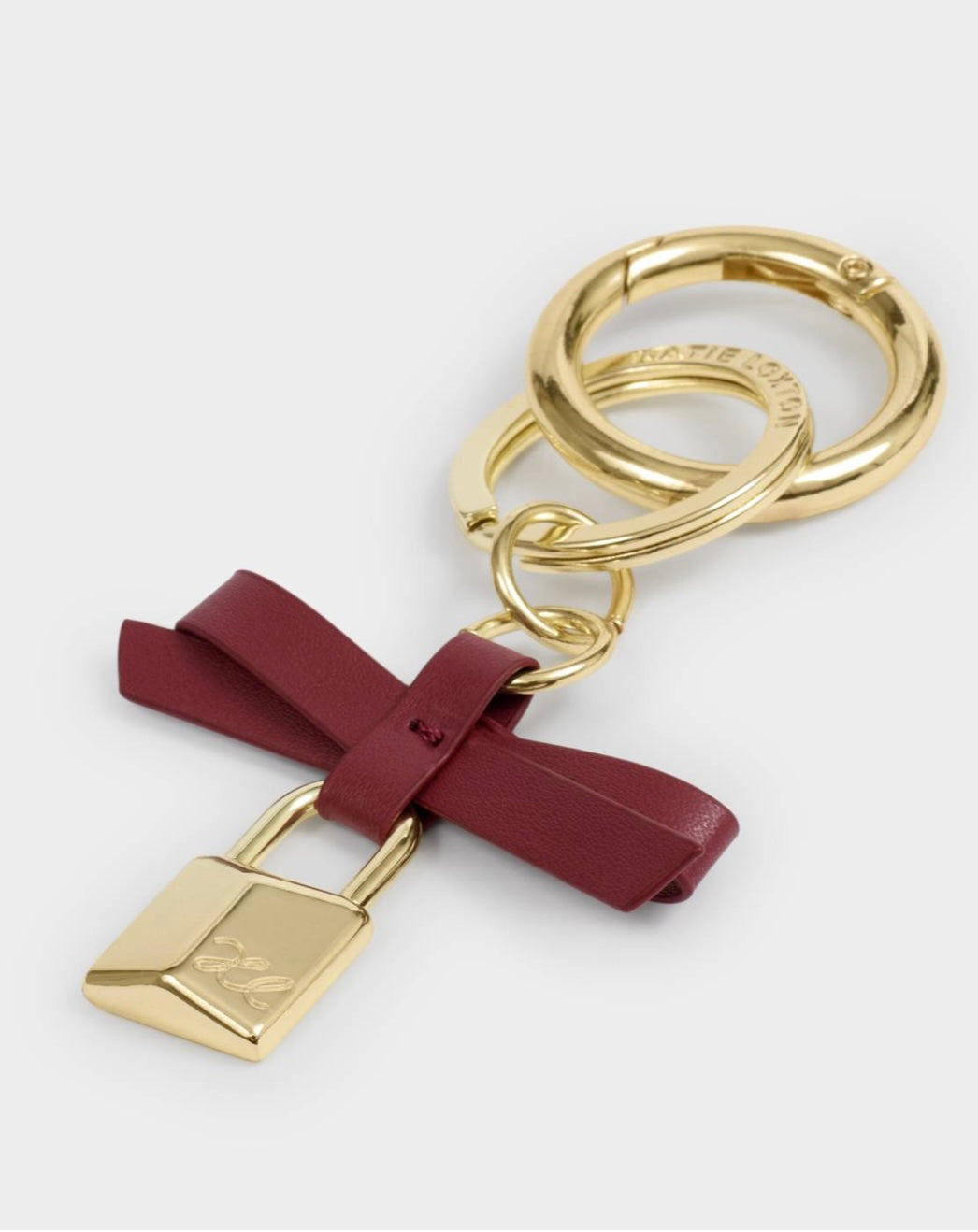 Katie Loxton | Cherry Bow Padlock Boxed Keyring