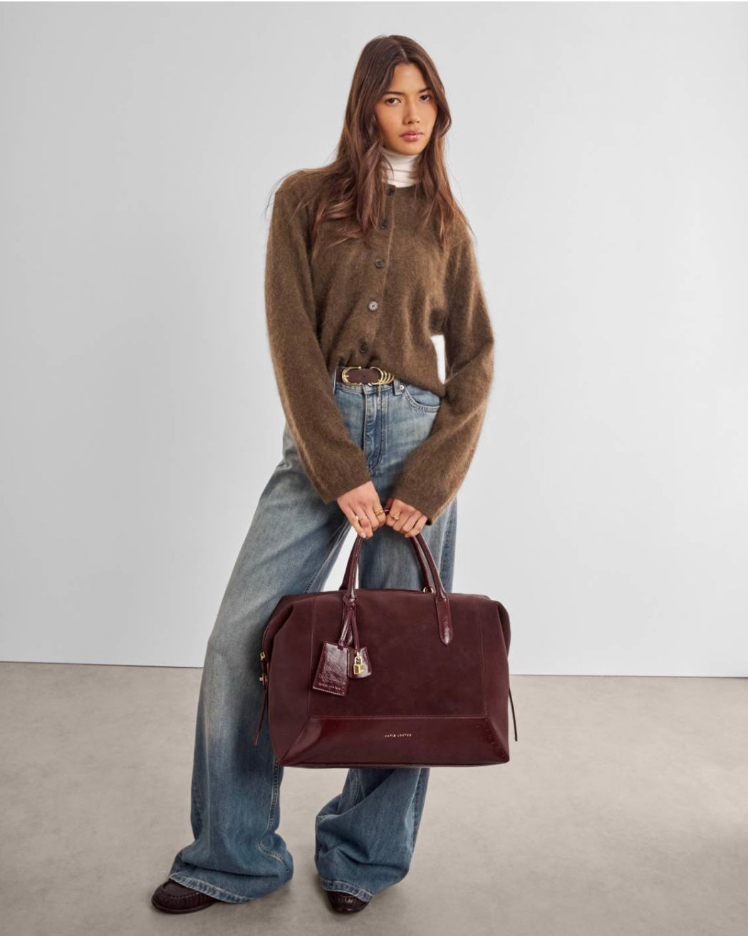 Katie Loxton | Cherry Charlbury Suedette Cabin Bag