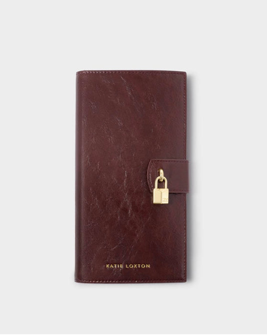 Katie Loxton | Cherry Charlbury Patent Crackle Travel Wallet