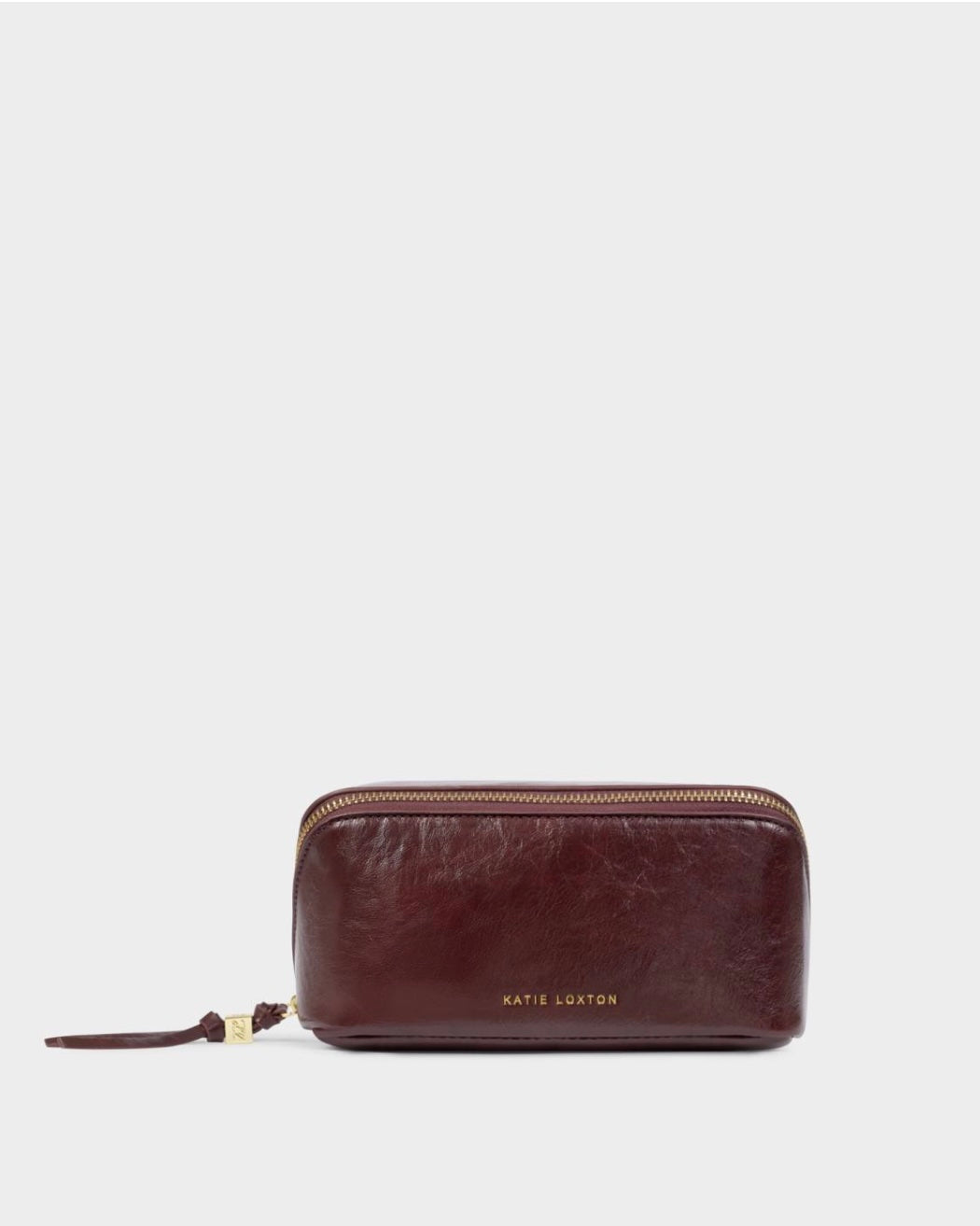 Katie Loxton | Cherry Fold-Out Patent Crackle Mirror Makeup Bag