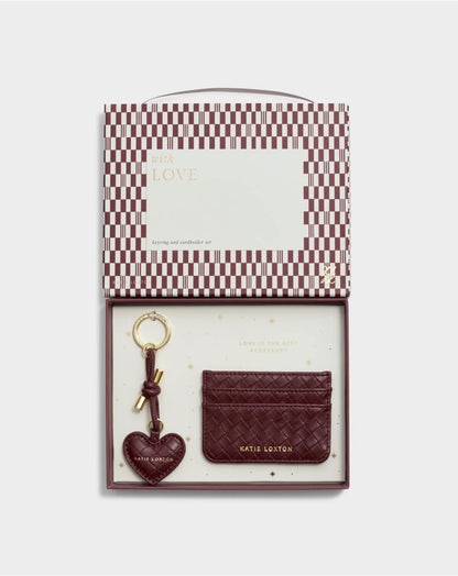 Katie Loxton | Cherry Gift Boxed Keyring & Card Holder