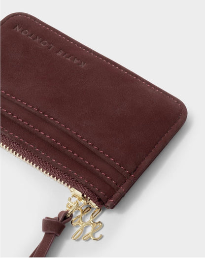 Katie Loxton | Cherry Gift Boxed Suedette Coin & Card Holder