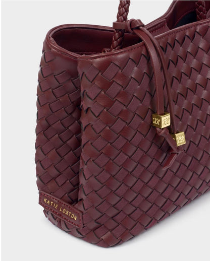 Katie Loxton | Cherry Nova Hand Woven Top Handle Bag