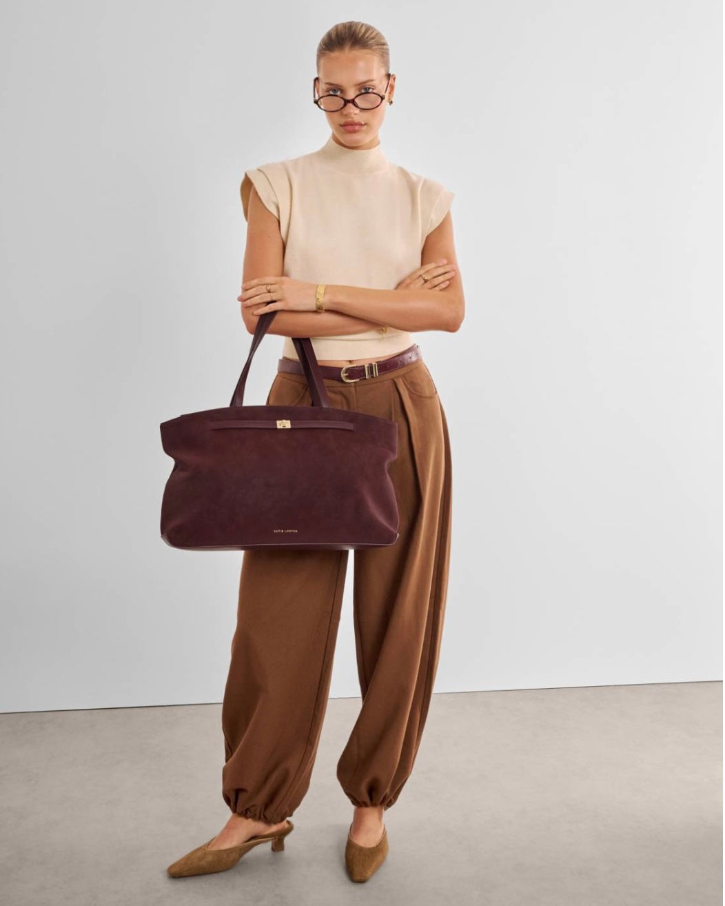 Katie Loxton | Cherry Orin Suedette Tote Bag