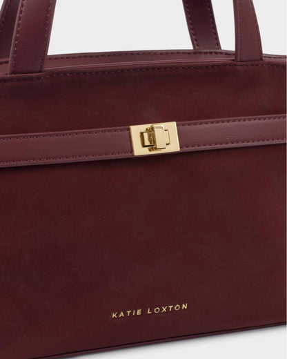 Katie Loxton | Cherry Orin Top Handle Suedette Crossbody Bag