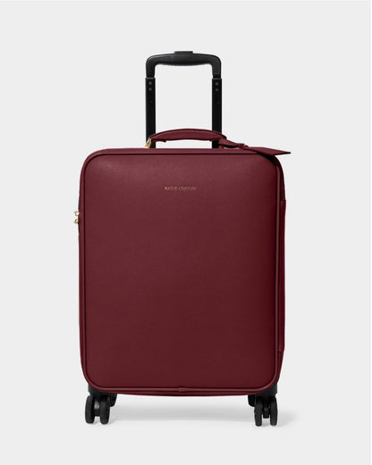 Katie Loxton | Cherry Oxford Cabin Suitcase
