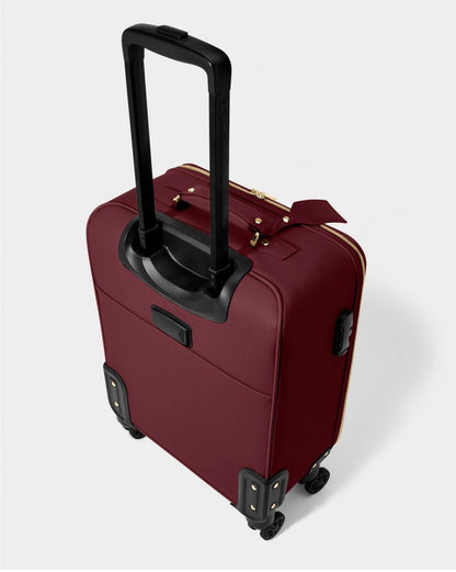 Katie Loxton | Cherry Oxford Cabin Suitcase