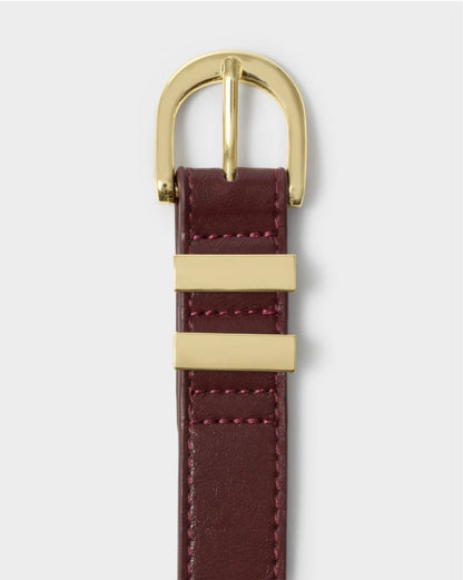 Katie Loxton | Cherry Patent Crackle Bucket Belt M/L