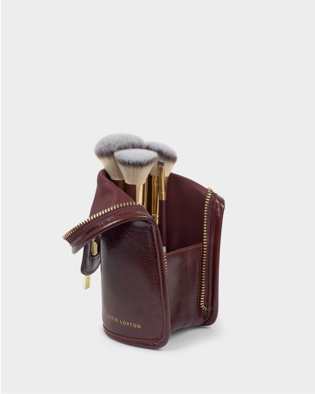 Katie Loxton | Cherry Travel Makeup Brush Set with Case