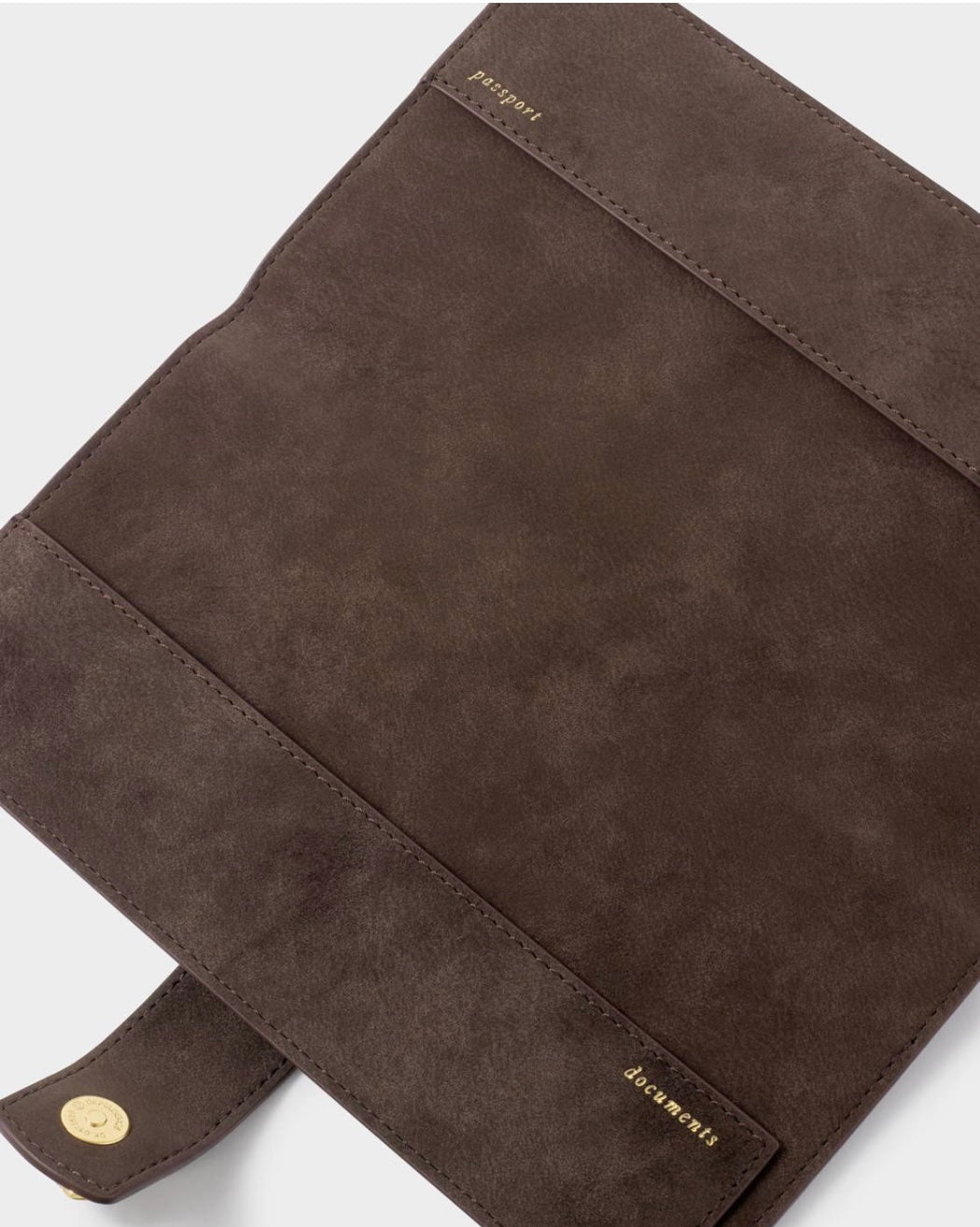 Katie Loxton | Chocolate Charlbury Suedette Travel Wallet