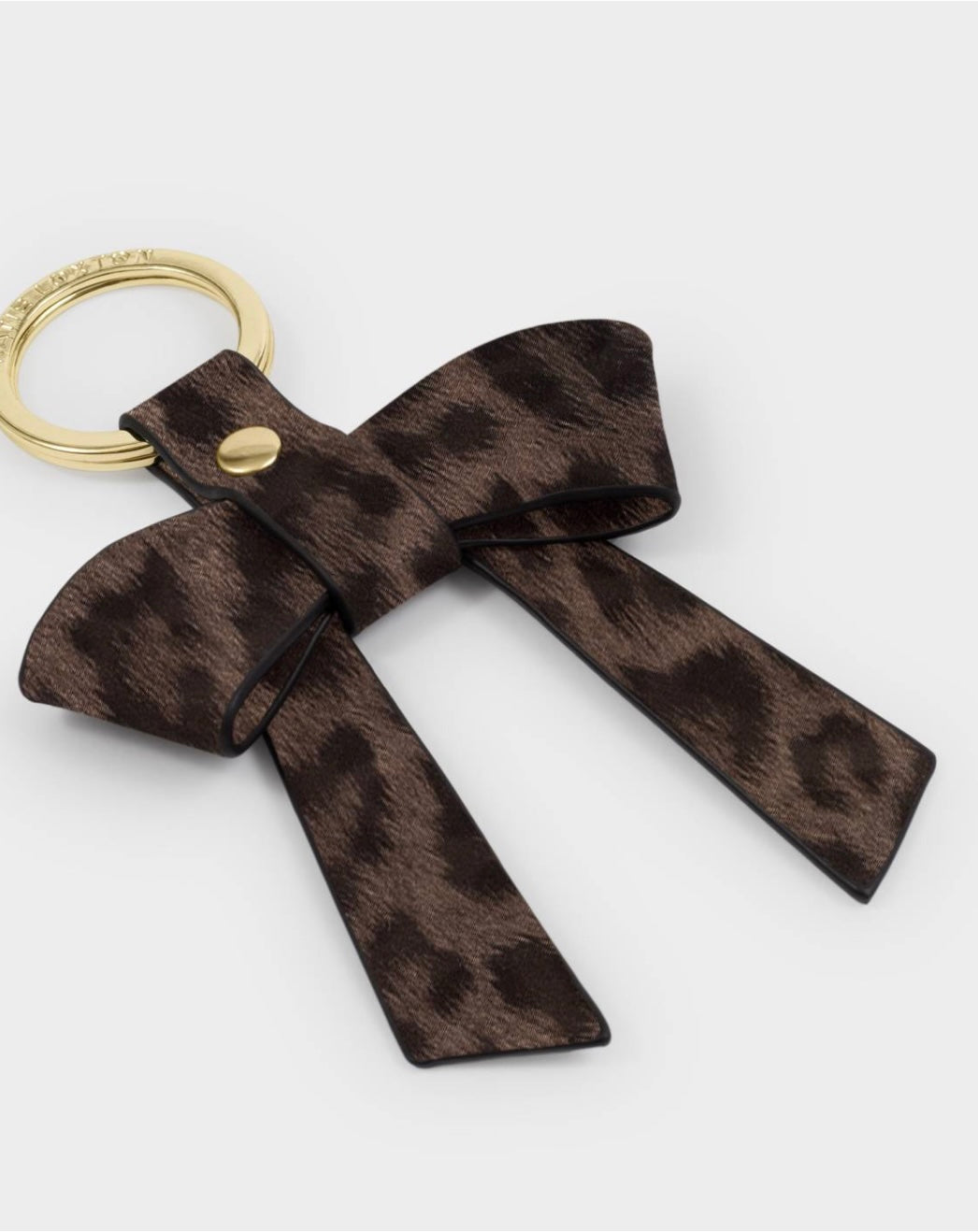 Katie Loxton | Chocolate Leopard 'You Make My Life Bow-tiful' Boxed Bow Keyring