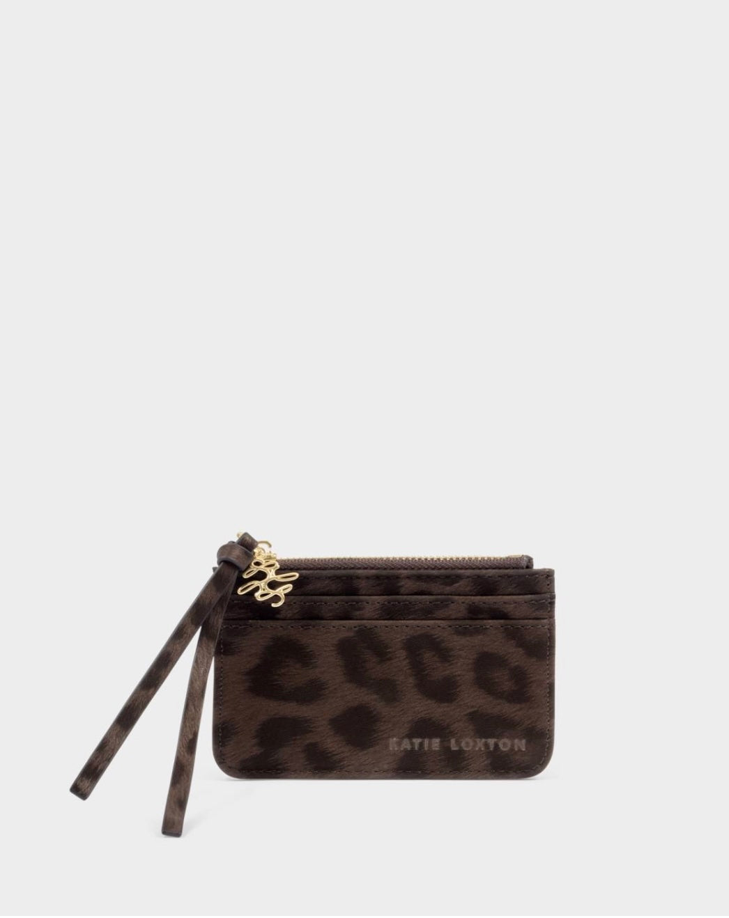 Katie Loxton | Chocolate Leopard Gift Boxed Coin & Card Holder