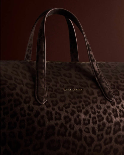 Katie Loxton | Chocolate Leopard Milan Cabin Bag