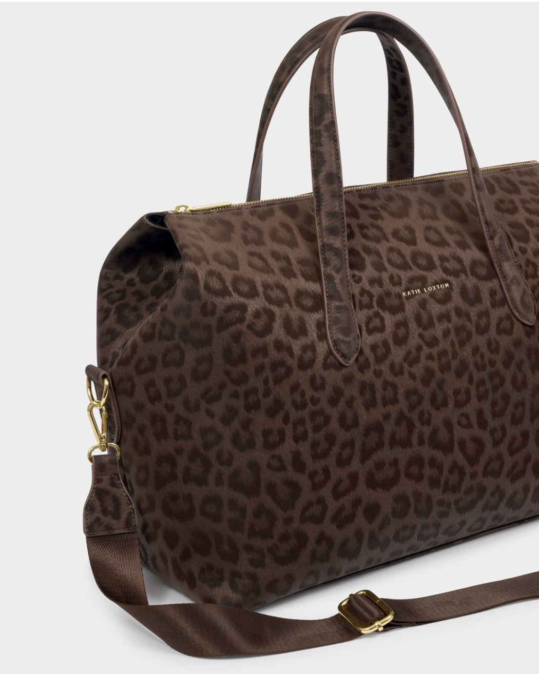 Katie Loxton | Chocolate Leopard Milan Cabin Bag