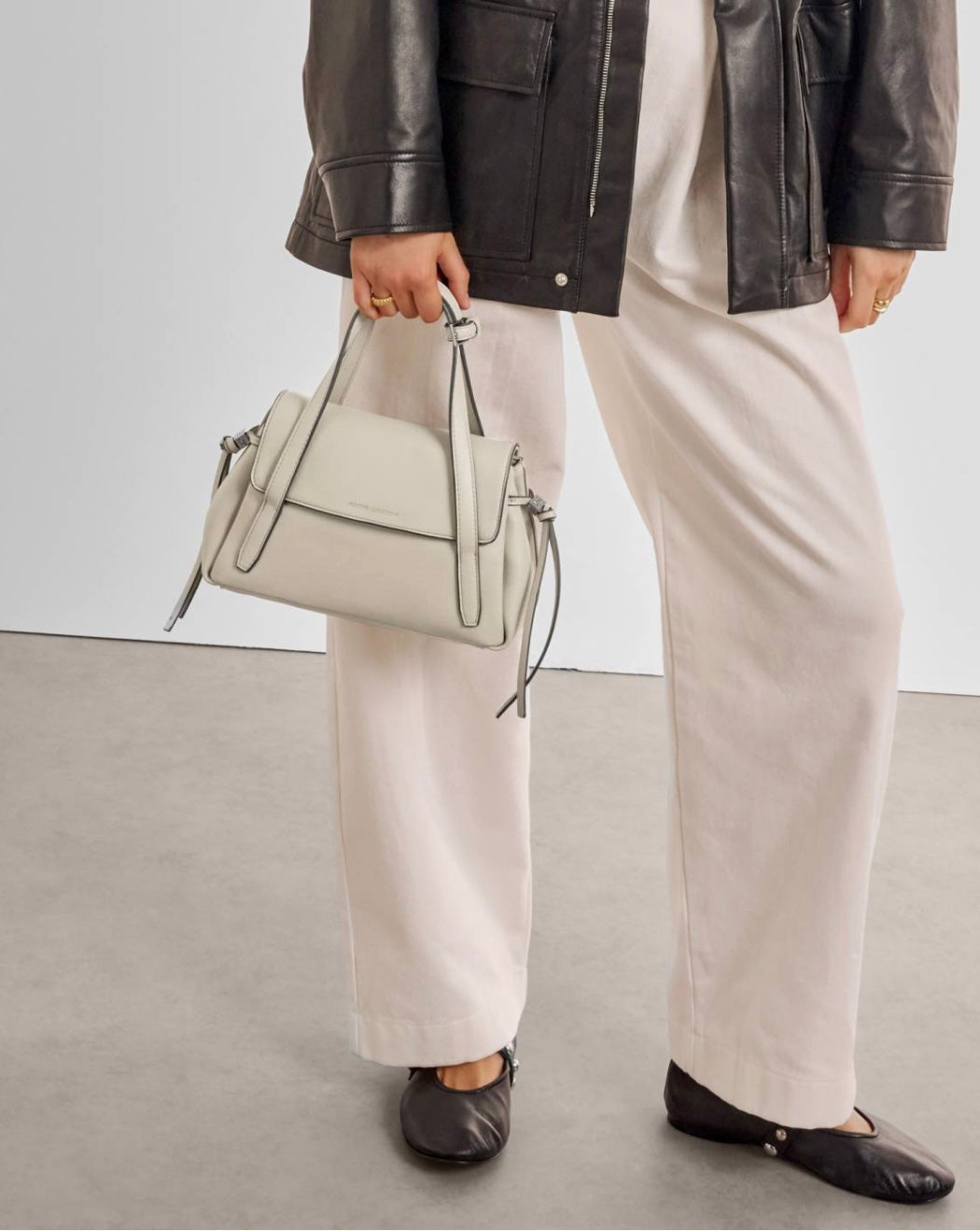 Katie Loxton | Cloud Taupe Alyssa Top Handle Bag