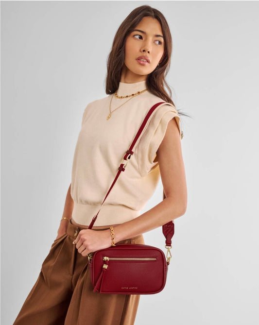 Katie Loxton | Crimson Lottie Crossbody Bag