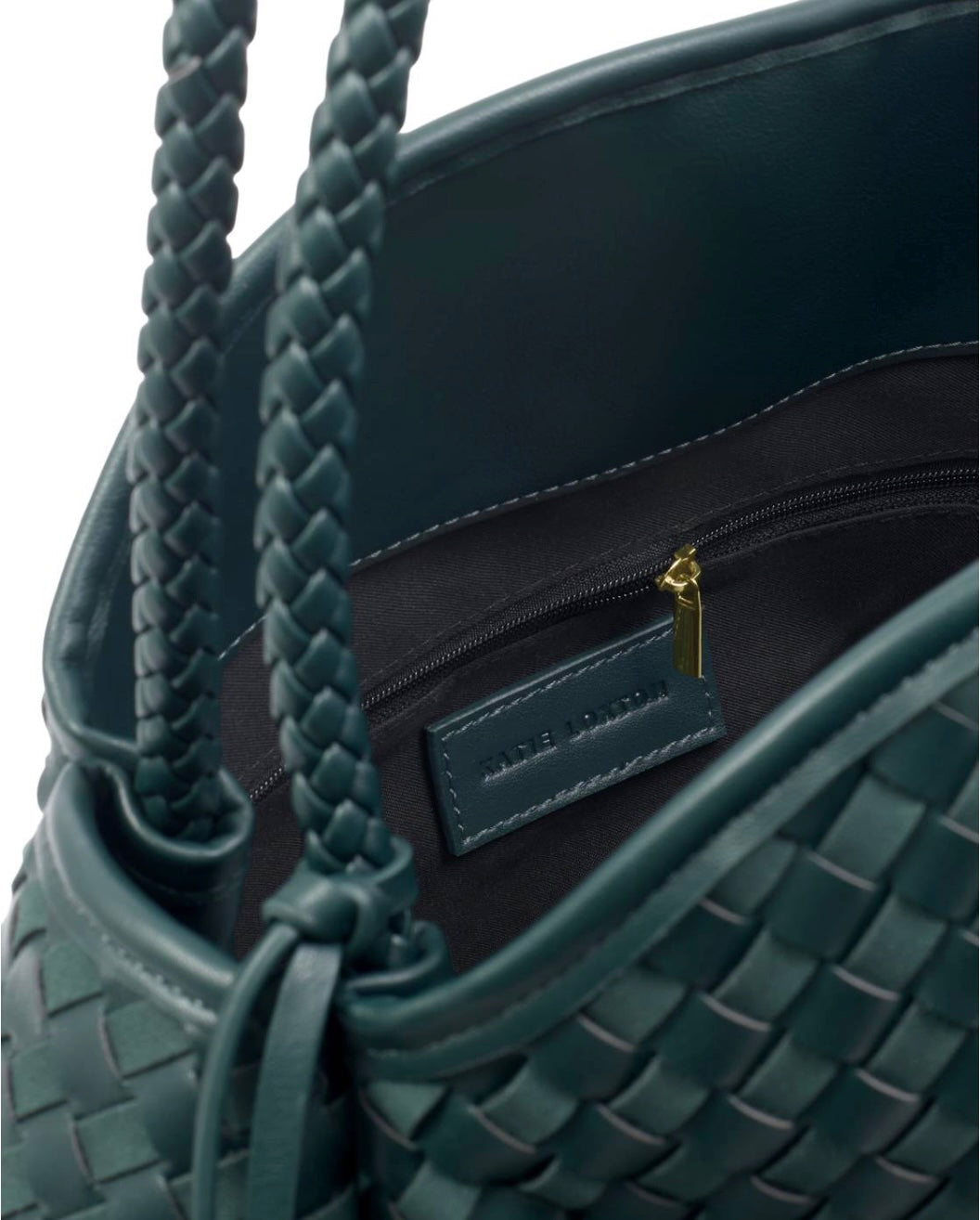 Katie Loxton | Deep Teal Nova Hand Woven Large Shoulder Bag