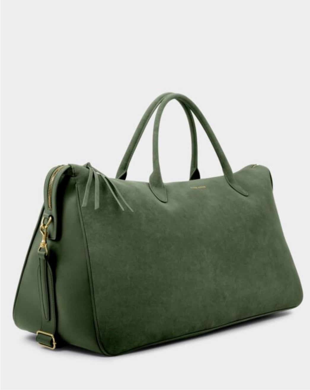 Katie Loxton | Forest Green Ascot Suedette Weekend Bag & Pouch Organiser