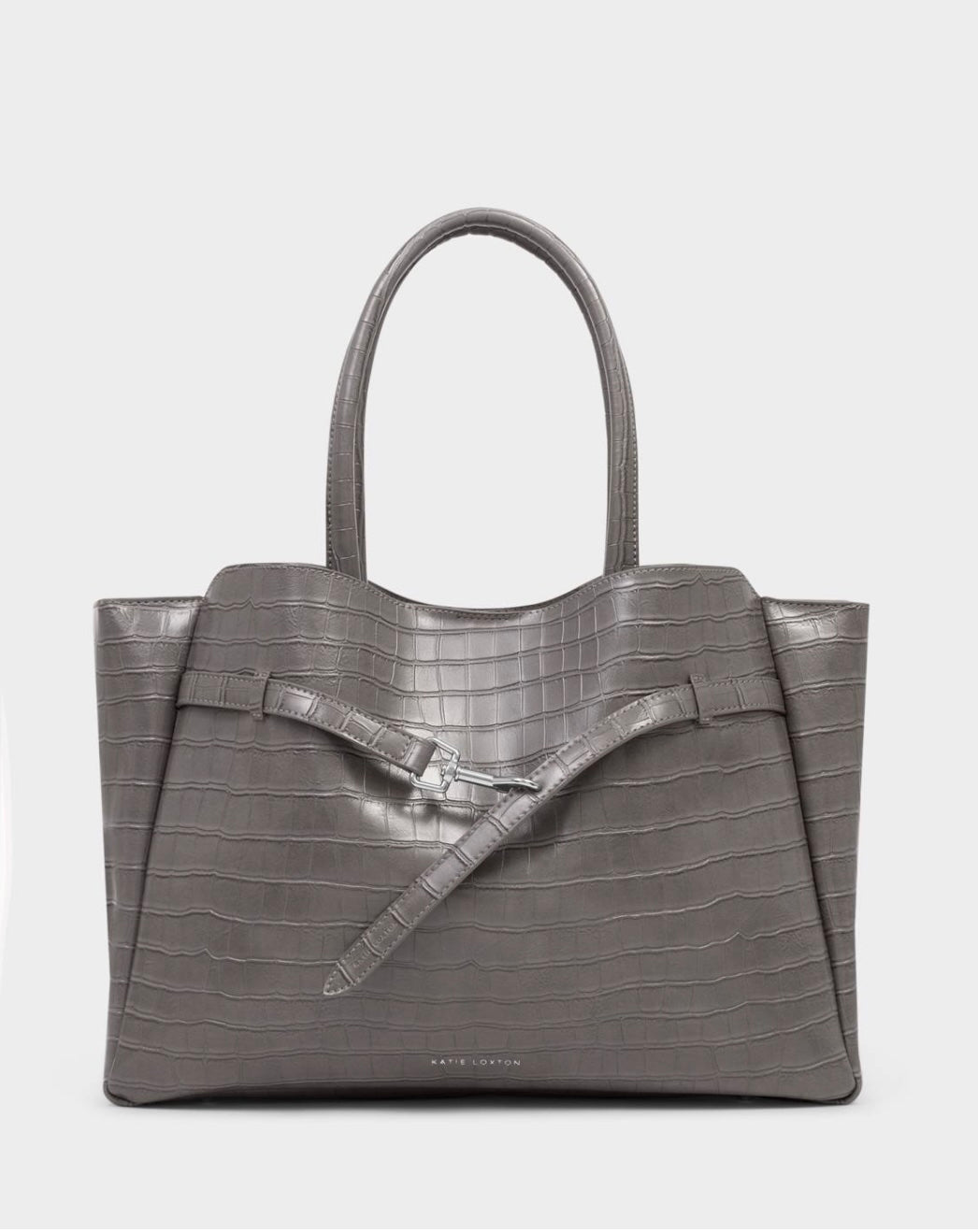 Katie Loxton | Grey Faux Croc Maddie Work Tote Bag