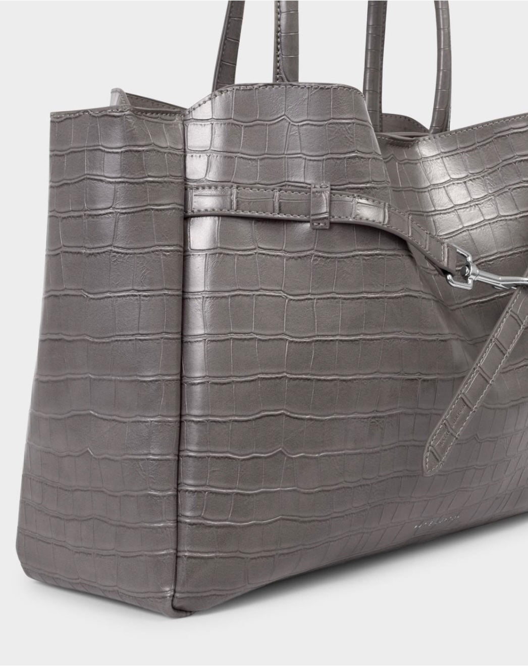 Katie Loxton | Grey Faux Croc Maddie Work Tote Bag